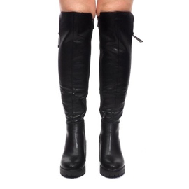 Bottes À Talon ES8515 Noir 2