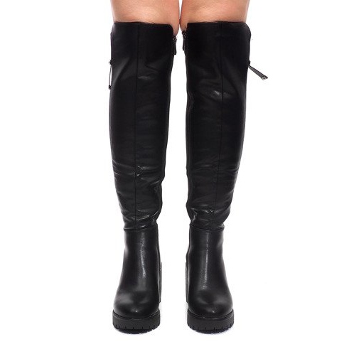 Bottes À Talon ES8515 Noir le noir 2