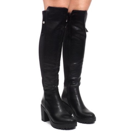 Bottes À Talon ES8515 Noir le noir 3