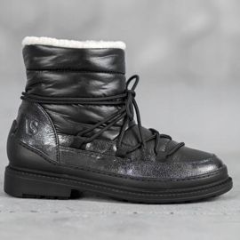 Vices Bottes de neige en textile le noir 3