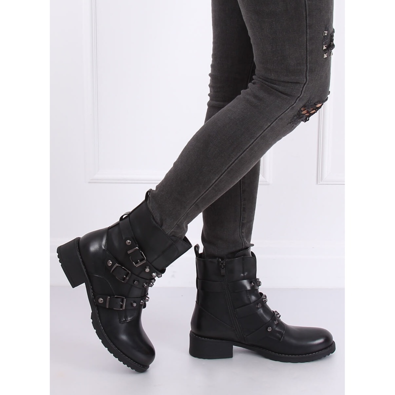 Bottes militaires noires Z195 Noir 2