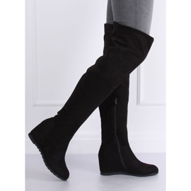 Noir PE108 Bottines compensées noires le noir 3