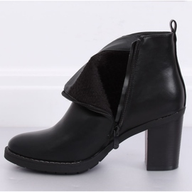 Bottines noires à talons BM-9077 Noir le noir 5
