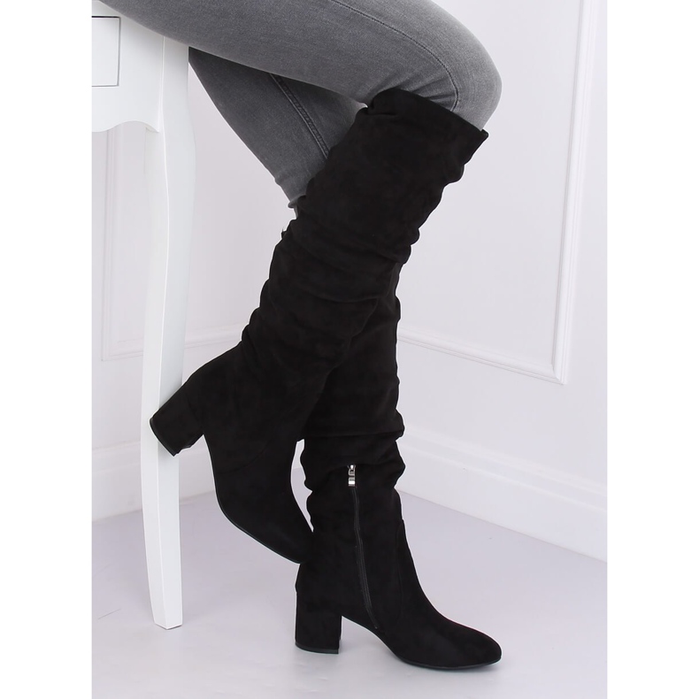 Bottines noires à talons G-279 Noir le noir 1