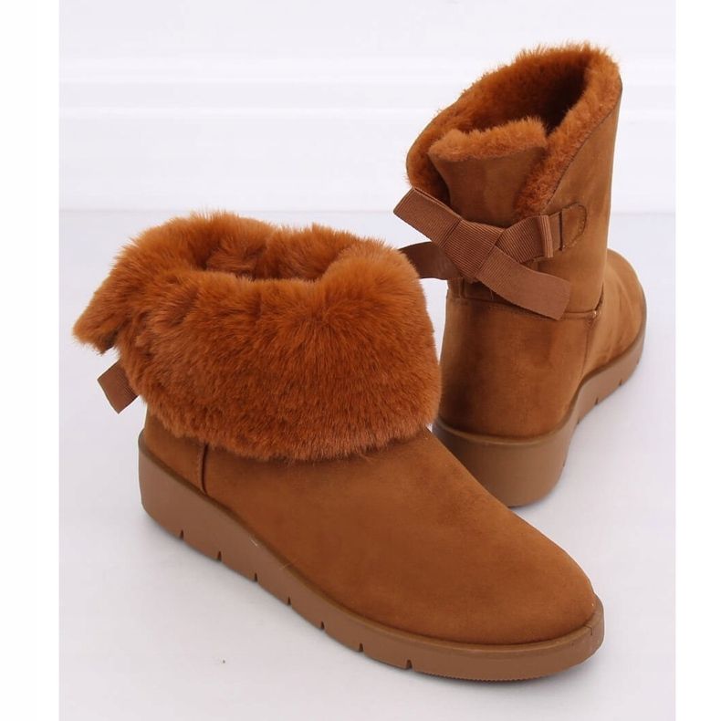 Bottes de neige femme camel A-3 Camel brun 2