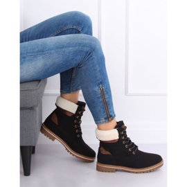 Bottes en bois noir 185-PA Noir le noir 1