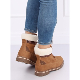 Boots bois camel 185-PA Camel brun 2