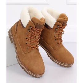 Boots bois camel 185-PA Camel brun 3