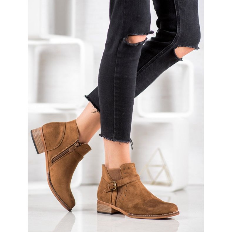 Clowse Bottes de chameau avec une boucle brun 1