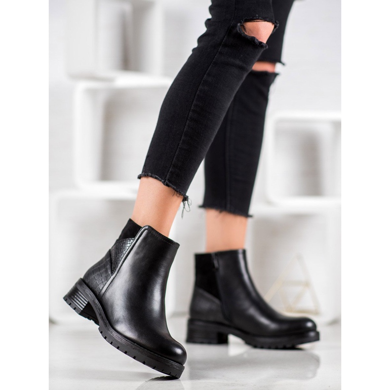 Bestelle Travailleurs classiques sur la plate-forme le noir 2 Bestelle Travailleurs classiques sur la plate-forme le noir 2