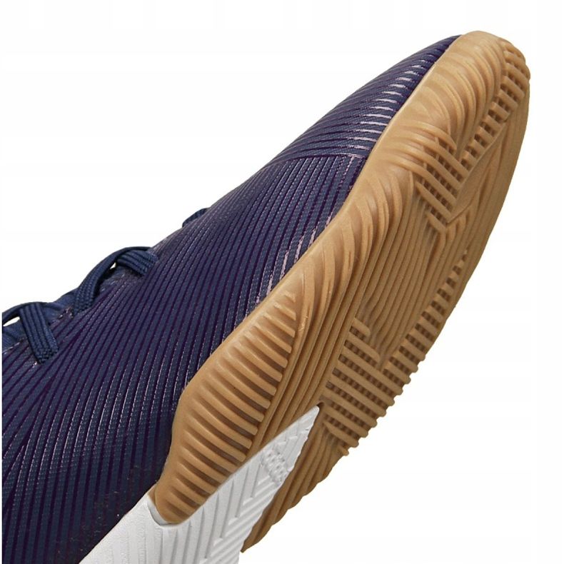 Adidas Nemeziz Messi 19.3 In Jr EF1815 chaussures bleu marin violet 2