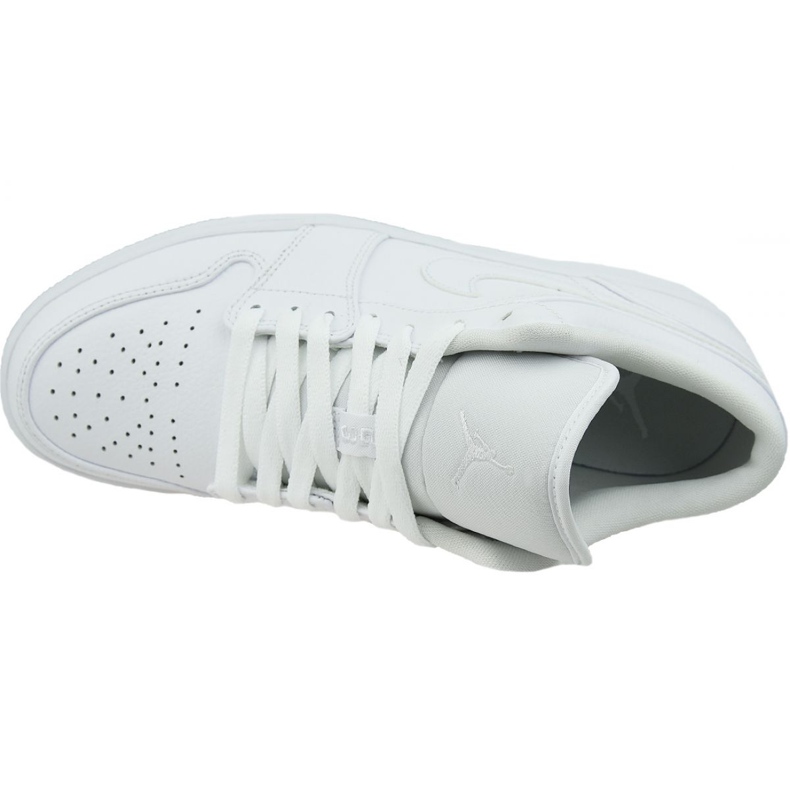Nike Chaussure Jordan Air 1 Low M 553558-126 blanc 2