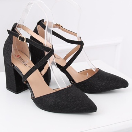 Escarpins sur le poteau noir NC951 Noir le noir 1 Escarpins sur le poteau noir NC951 Noir le noir 1