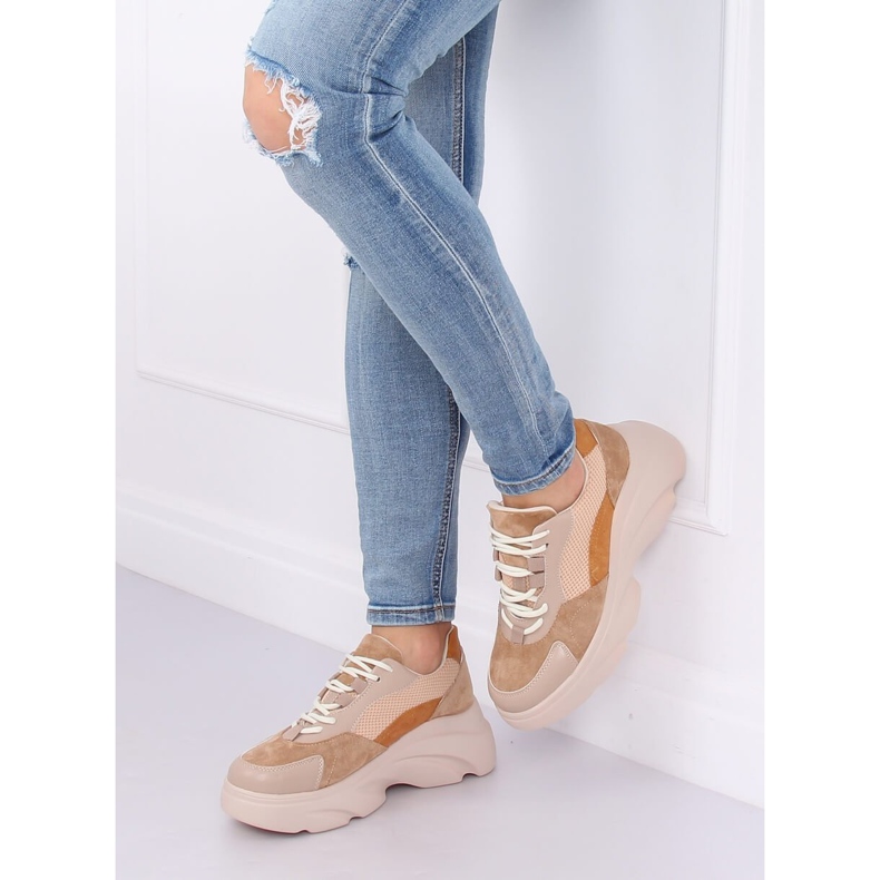 Baskets chameau NH-31 multicolore 1