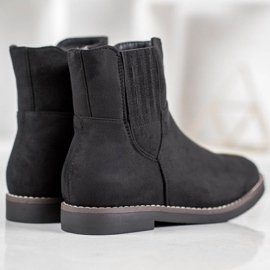 Clowse Bottes en daim confortables le noir 4