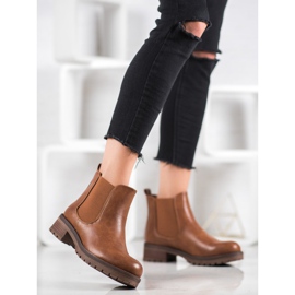 SDS Bottines chelsea marron brun 1
