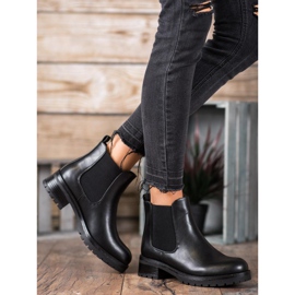 SDS Bottines Chelsea noires le noir 1
