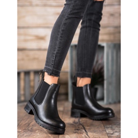 SDS Bottines Chelsea noires le noir 2