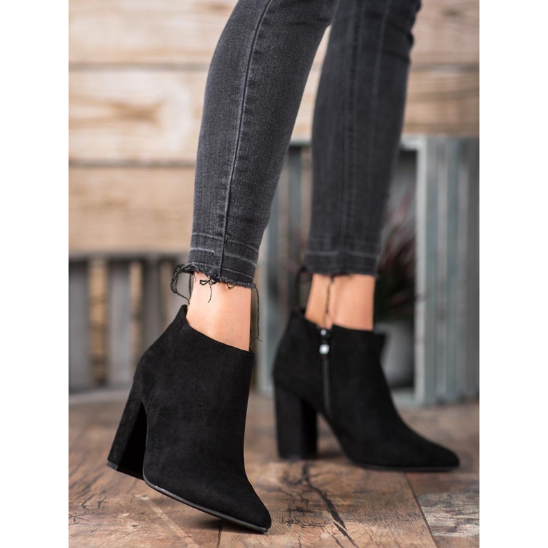 Marquiz Bottes sexy avec une fermeture éclair le noir 2 Marquiz Bottes sexy avec une fermeture éclair le noir 2