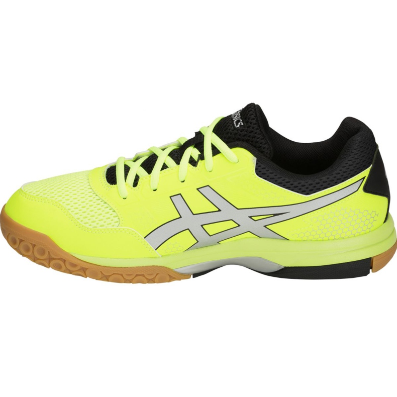 Chaussures de volley-ball Asics Gel-Rocket 8 M B706Y-750 multicolore jaune 1
