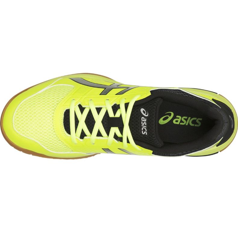 Chaussures de volley-ball Asics Gel-Rocket 8 M B706Y-750 multicolore jaune 2