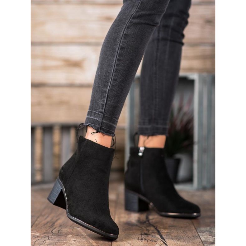 Super Me Bottes chaudes à talons hauts noir 2