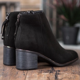 Super Me Bottes chaudes à talons hauts le noir 4