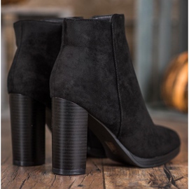 Super Me Bottes à talons à la mode le noir 3
