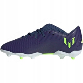 Chaussures de football Adidas Nemeziz Messi 19.3 Fg Jr EF1814 jaune violet 2 Chaussures de football Adidas Nemeziz Messi 19.3 Fg Jr EF1814 jaune violet 2