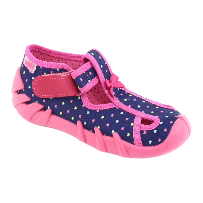 Chaussures enfant Befado 190P092 bleu marin rose 1 Chaussures enfant Befado 190P092 bleu marin rose 1