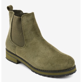 Bottines isolées vertes F-3799 1