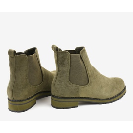 Bottines isolées vertes F-3799 4