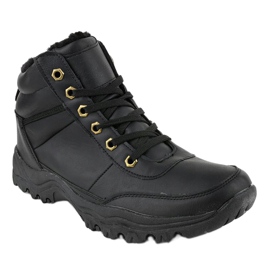 Bottes isolées noires pour hommes GT-9578-1 1