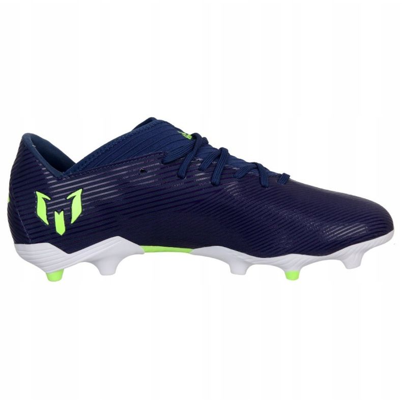 Chaussures Adidas Nemeziz Messi 19.3 Fg M EF1806 violet bleu marine 1
