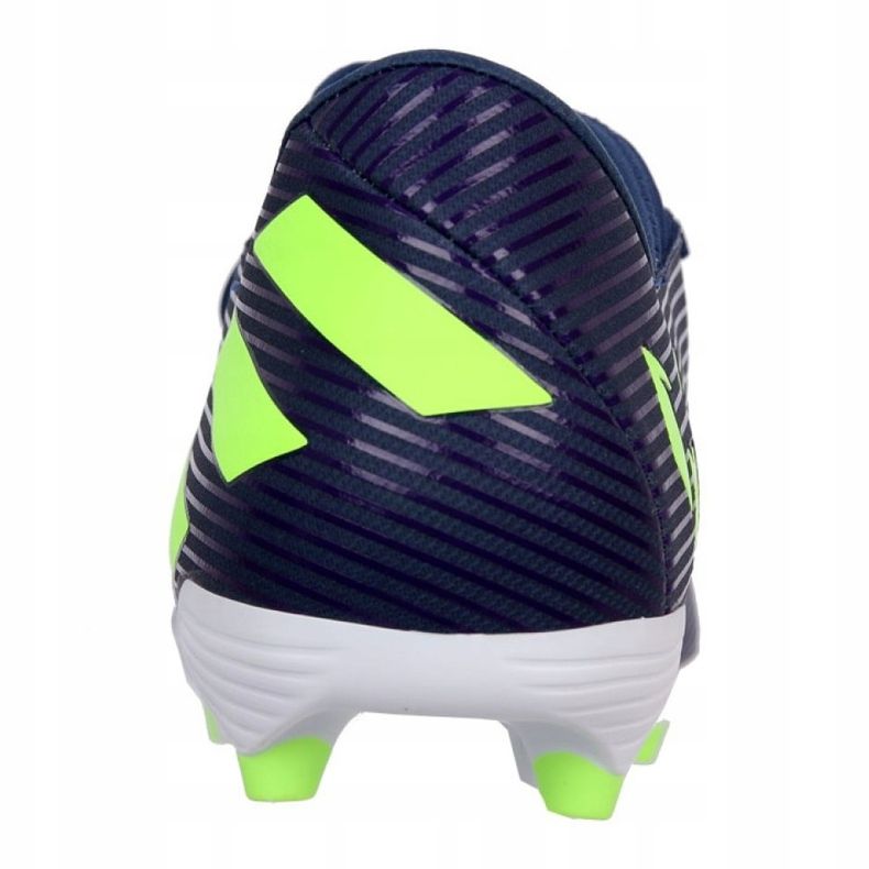 Chaussures Adidas Nemeziz Messi 19.3 Fg M EF1806 violet bleu marine 2