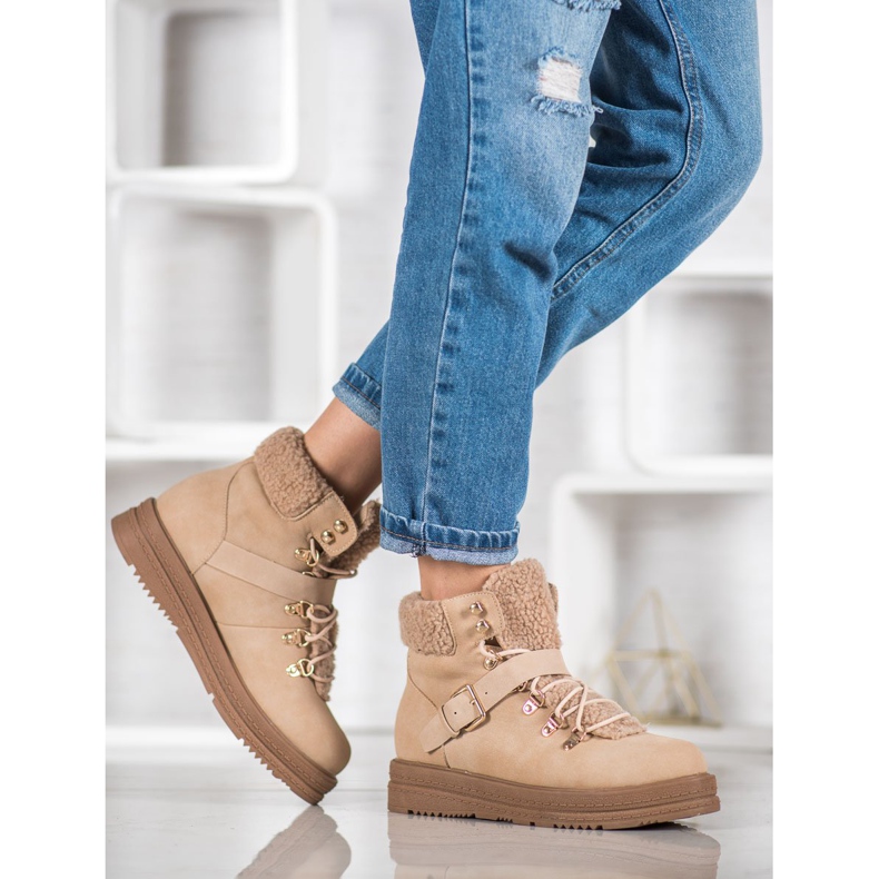 Bottes VICES élégantes brun 1