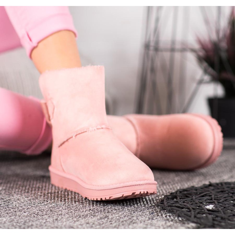 SHELOVET Poudre Mukluki Avec Un Arc rose 1