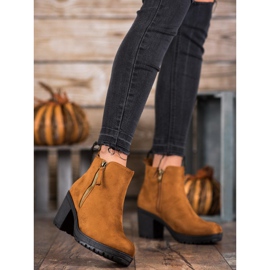 SHELOVET Bottes confortables sur la plate-forme brun 1 SHELOVET Bottes confortables sur la plate-forme brun 1