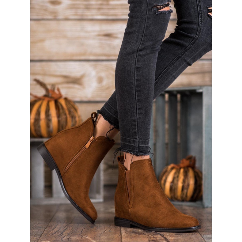 SHELOVET Bottes de cowboy confortables brun 2 SHELOVET Bottes de cowboy confortables brun 2