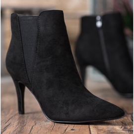 Marquiz Bottes sur un talon haut le noir 4