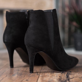 Marquiz Bottes sur un talon haut le noir 3
