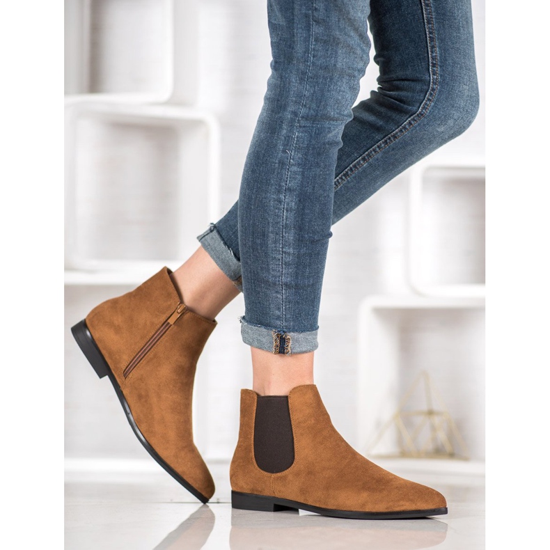 Marquiz Bottes En Spitz brun 2