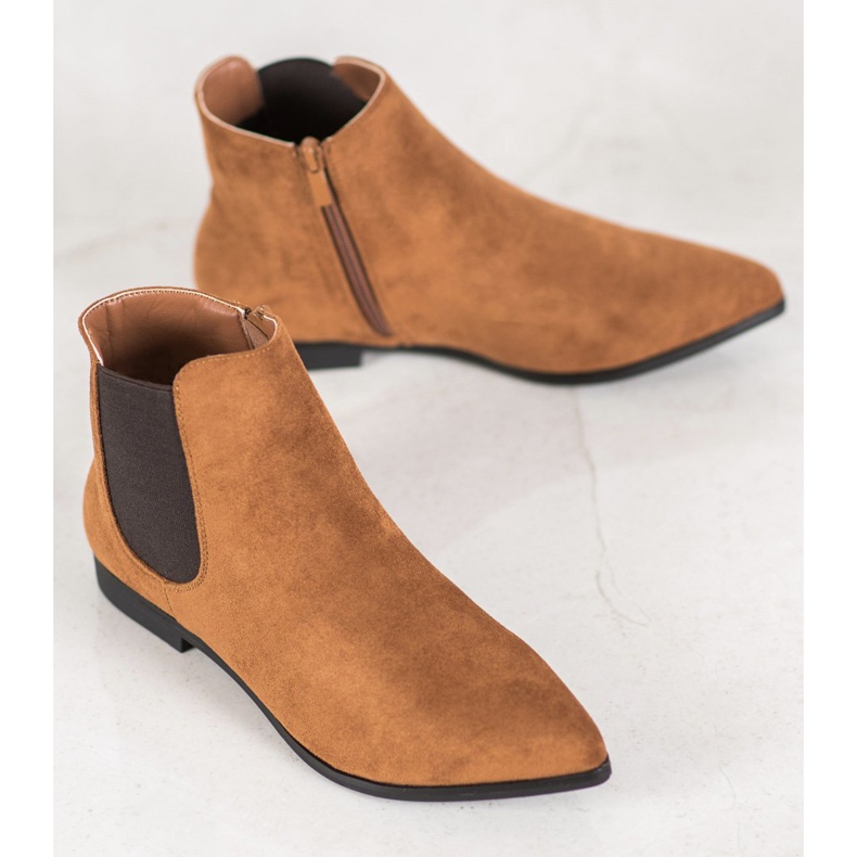 Marquiz Bottes En Spitz brun 1