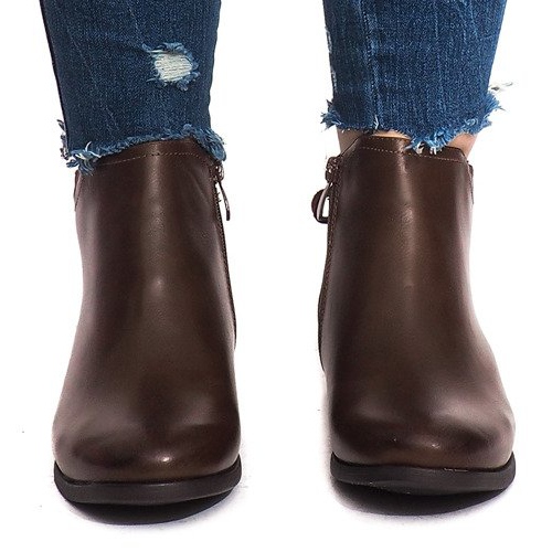 Bottes chaudes J606 Camel brun 1