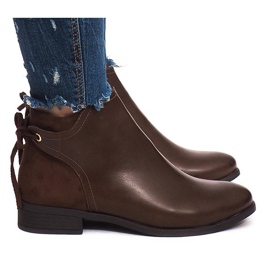 Bottes chaudes J606 Camel brun 2