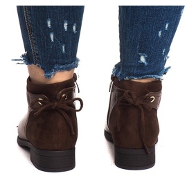 Bottes chaudes J606 Camel brun 3