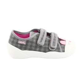 Chaussures enfant Befado 907P108 rose gris 1 Chaussures enfant Befado 907P108 rose gris 1