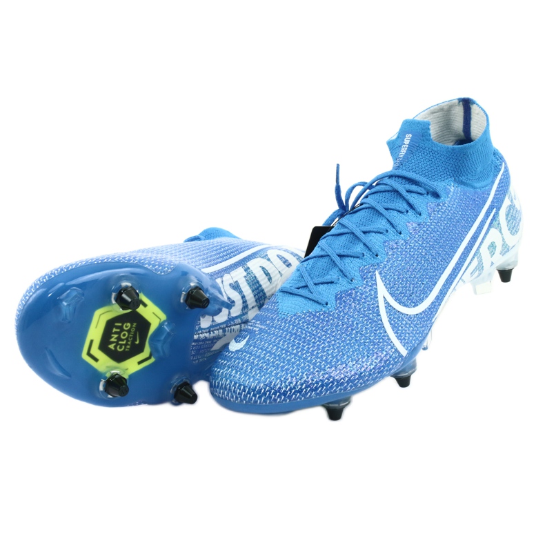 Chaussures de football Nike Mercurial Superfly 7 Elite SG-Pro Ac M AT7894-414 bleu 5