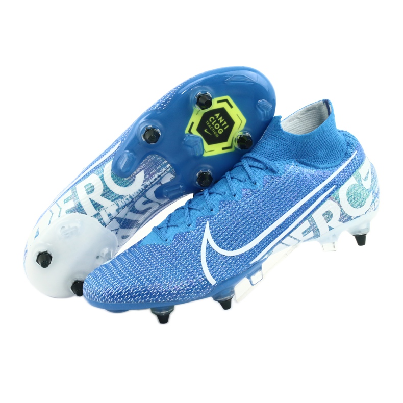Chaussures de football Nike Mercurial Superfly 7 Elite SG-Pro Ac M AT7894-414 bleu 6