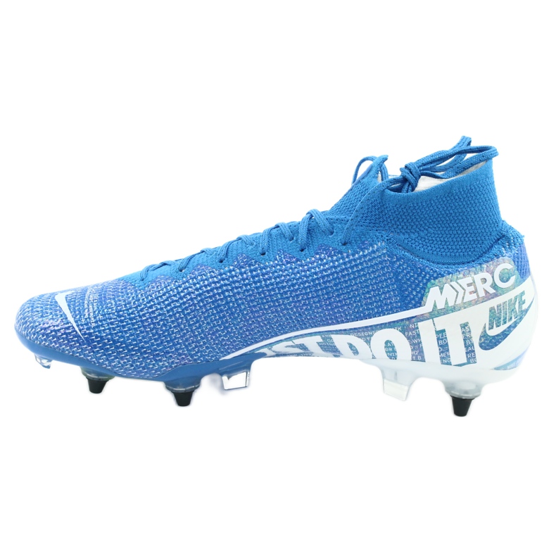 Chaussures de football Nike Mercurial Superfly 7 Elite SG-Pro Ac M AT7894-414 bleu 2
